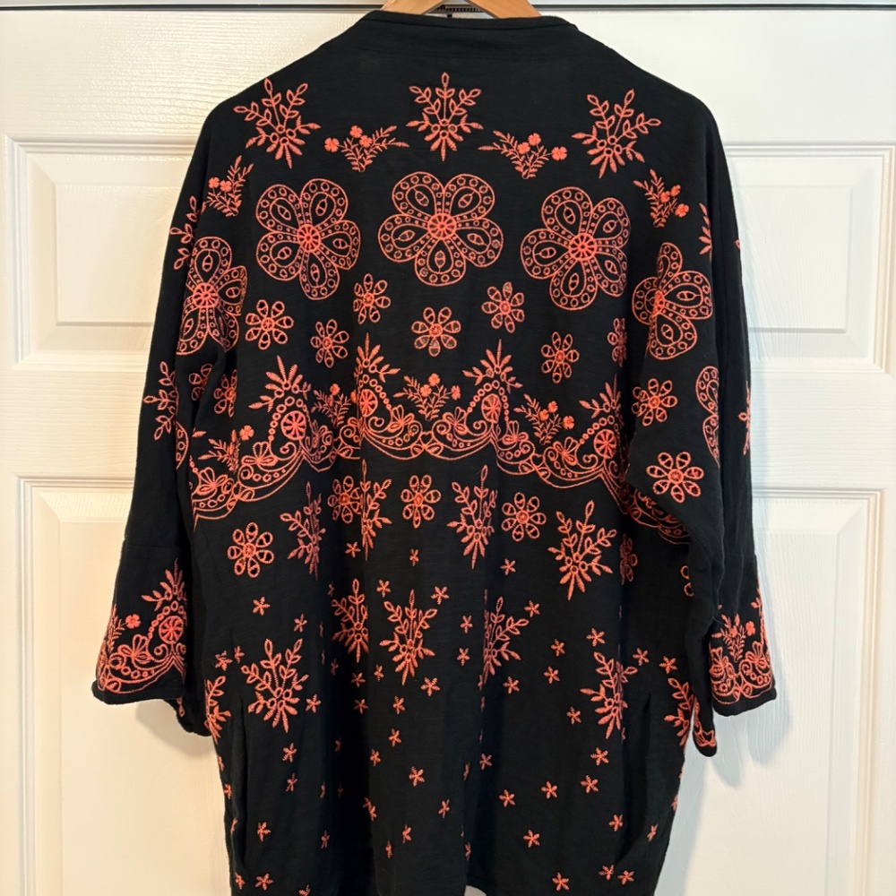Johnny Was JULIANNA SHORT KIMONO L - Picture 5 of 7